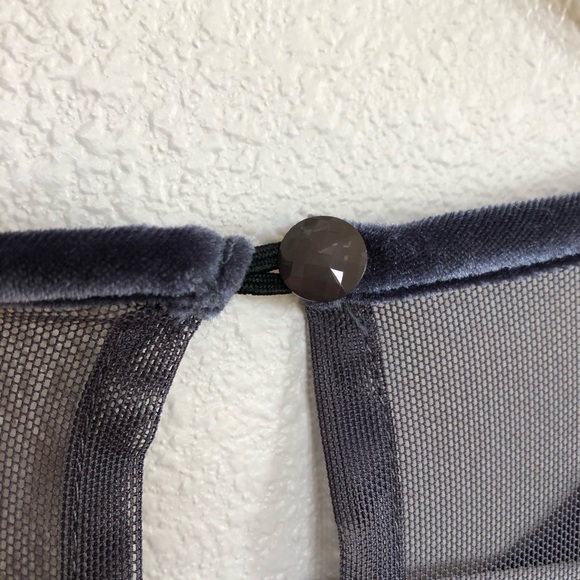 Tiana B Mesh and Velvety Dress - Picture 3 of 4